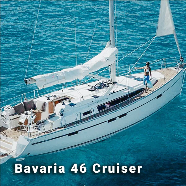 Bavaria 46 Cruiser sailing yacht at sea