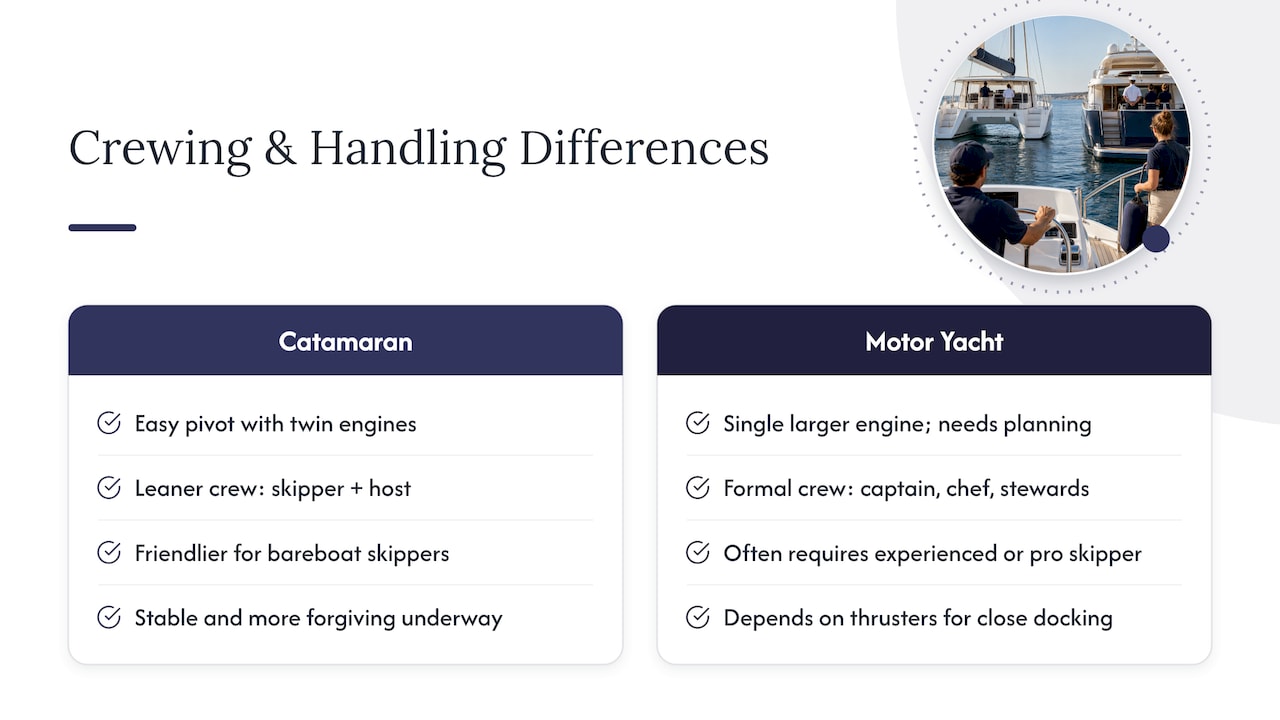 How Do Crewing and Handling Differ Between the Two? — overview diagram