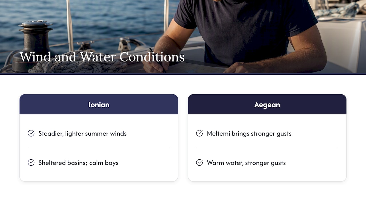 How Sea Temperature Affects Sailing Conditions and Safety — overview diagram